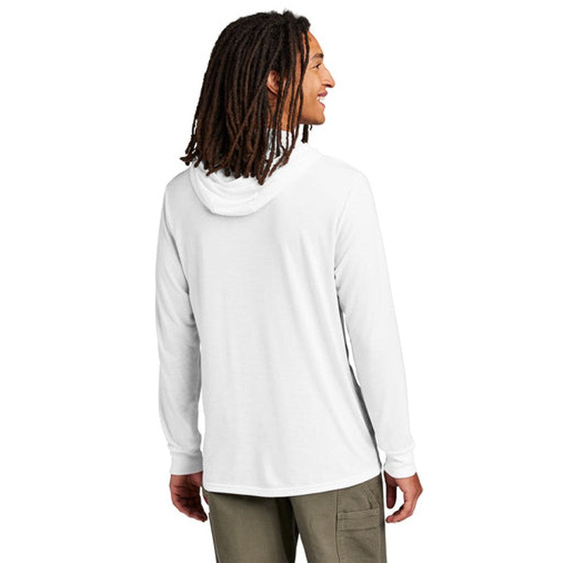 NEW JWMI - Allmade® Unisex Tri-Blend Hoodie Tee - Bright White