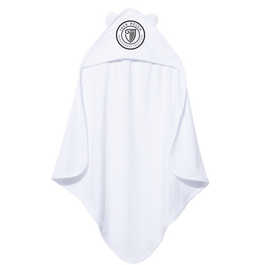 JWMI Terry Cloth Hooded Towel with Ears - WHITE