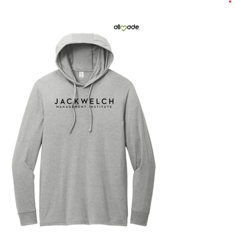 NEW JWMI - Allmade® Unisex Tri-Blend Hoodie Tee - Aluminum Grey