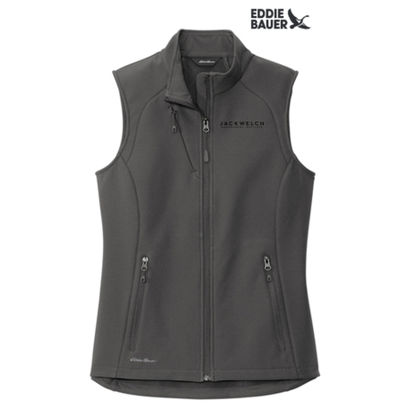 NEW JWMI - Eddie Bauer® Ladies Stretch Soft Shell Vest - Iron Gate