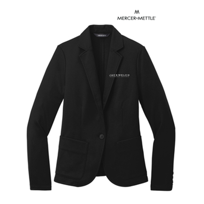 NEW JWMI - Mercer+Mettle® Women’s Relaxed Knit Blazer - Deep Black