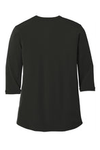 NEW JWMI - Port Authority ® Ladies UV Choice Pique Henley - Black