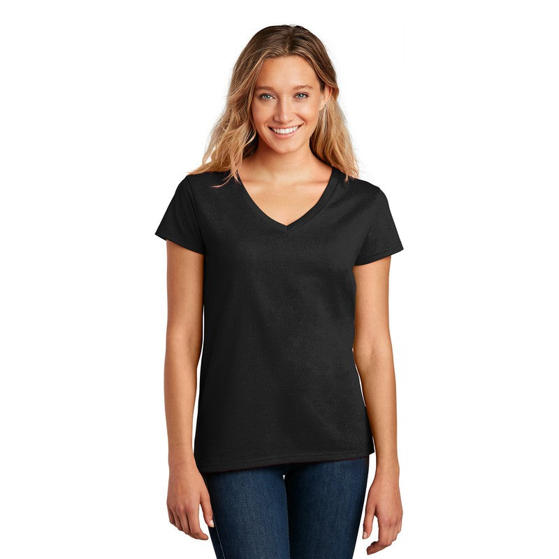 STRAYER District ® Women’s Re-Tee ® V-Neck - Black