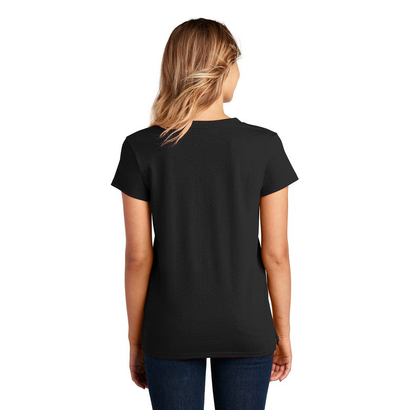 STRAYER District ® Women’s Re-Tee ® V-Neck - Black