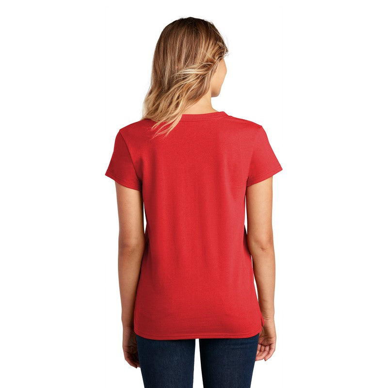 STRAYER District ® Women’s Re-Tee ® V-Neck - Ruby Red