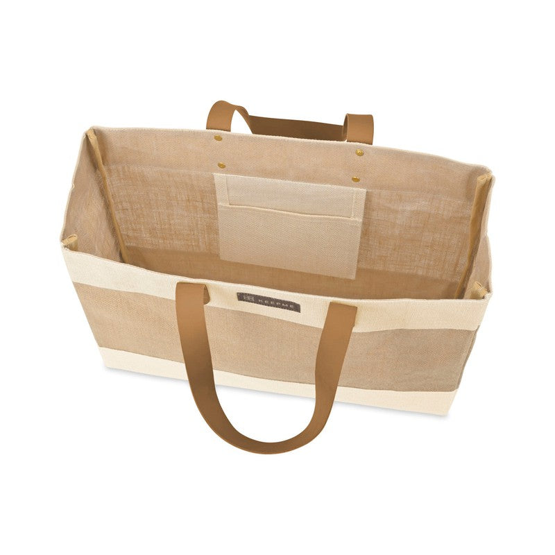 STRAYER KEEPME® Jute Market Tote - NATURAL