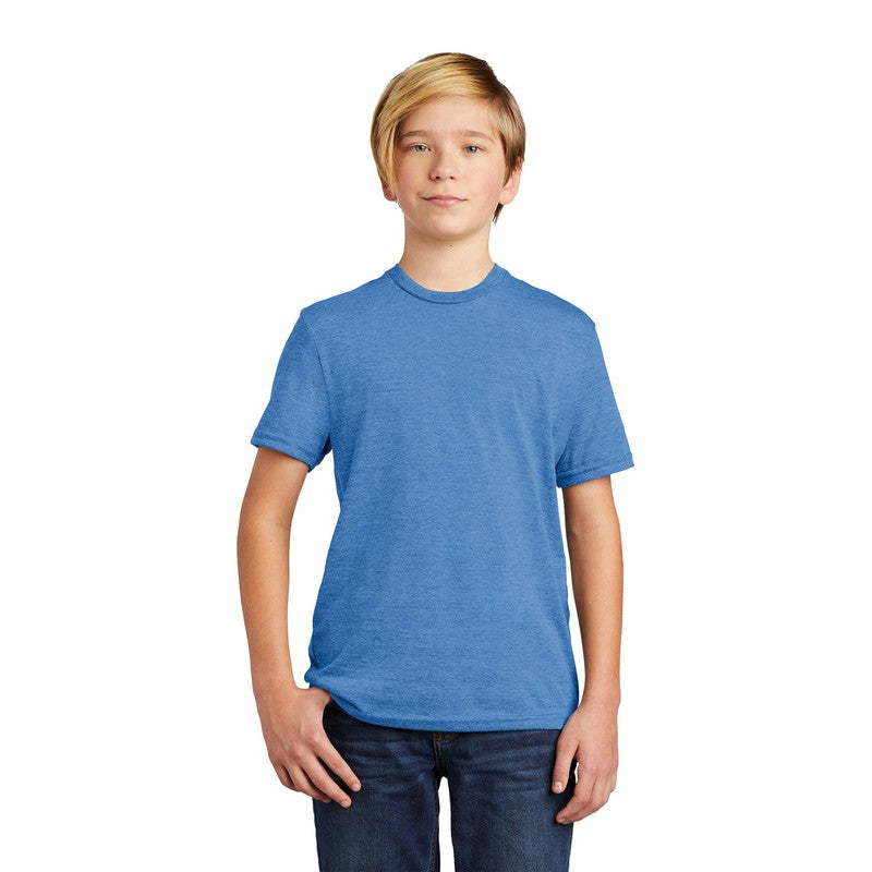 STRAYER Allmade® Youth Tri-Blend Tee -  Azure Blue