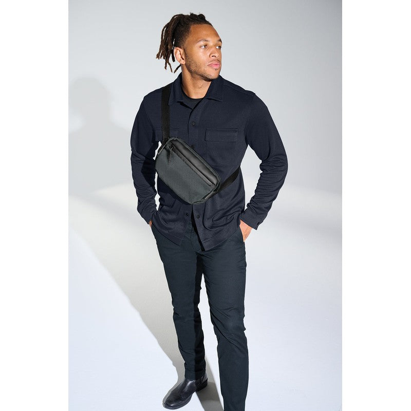 STRAYER Mercer+Mettle™ Crossbody Pack - Storm Grey