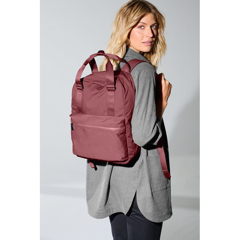 STRAYER Mercer+Mettle™ Claremont Handled Backpack - Rosewood