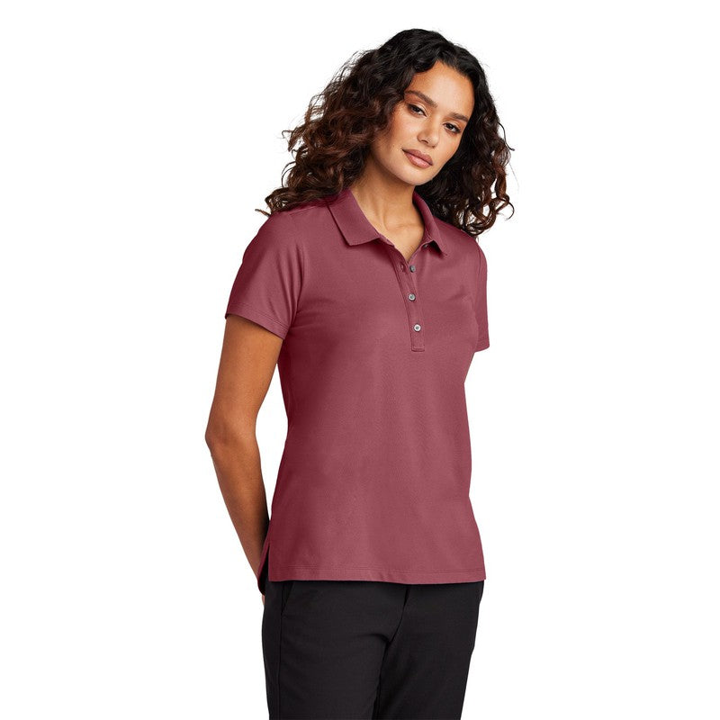 STRAYER Mercer+Mettle™ Women’s Stretch Pique Polo - Rosewood