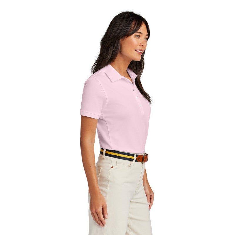STRAYER Brooks Brothers® Women’s Pima Cotton Pique Polo - Pearl Pink