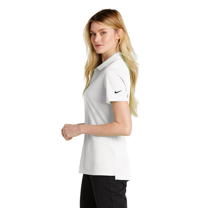 NEW JWMI - Nike Ladies Dri-FIT Micro Pique 2.0 Polo - White