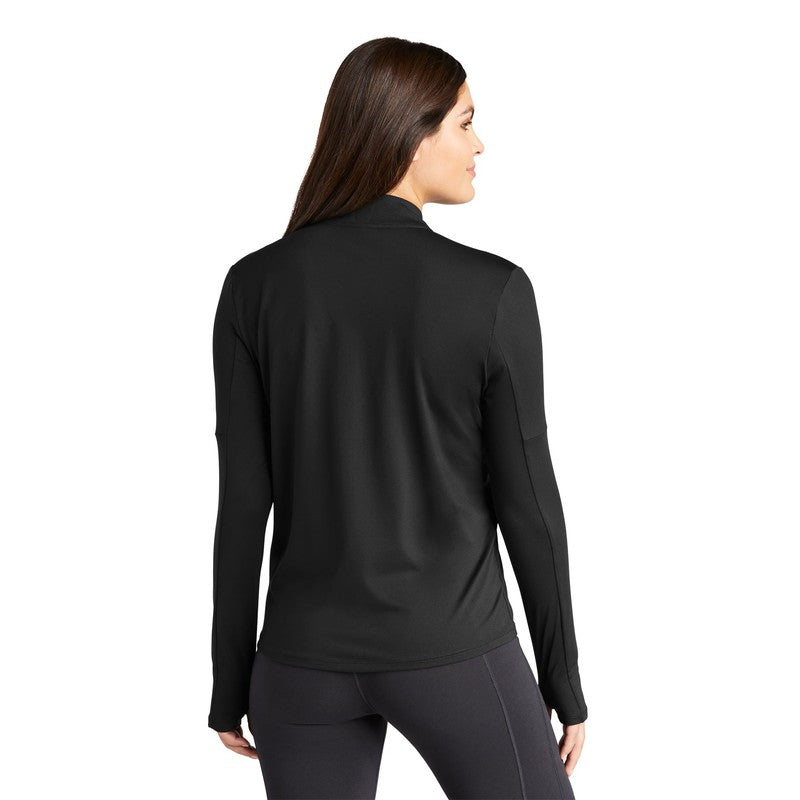 STRAYER Nike Ladies Dri-FIT Element 1/2-Zip Top - BLACK