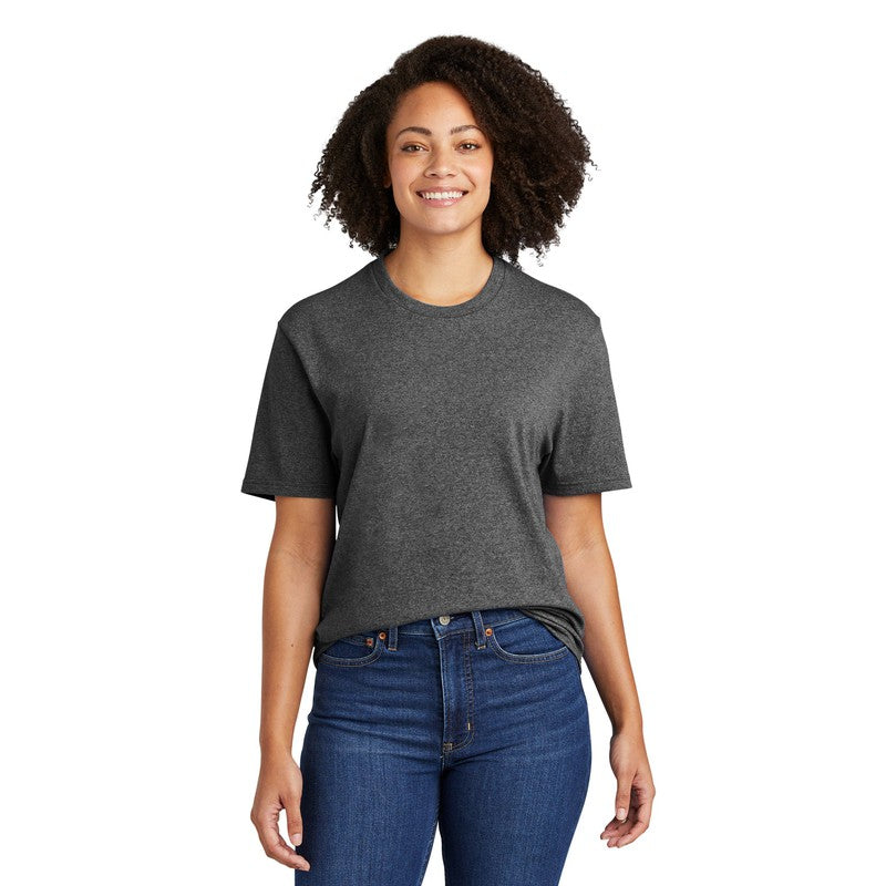 STRAYER Allmade® Unisex Recycled Blend Tee Reloaded Charcoal Heather