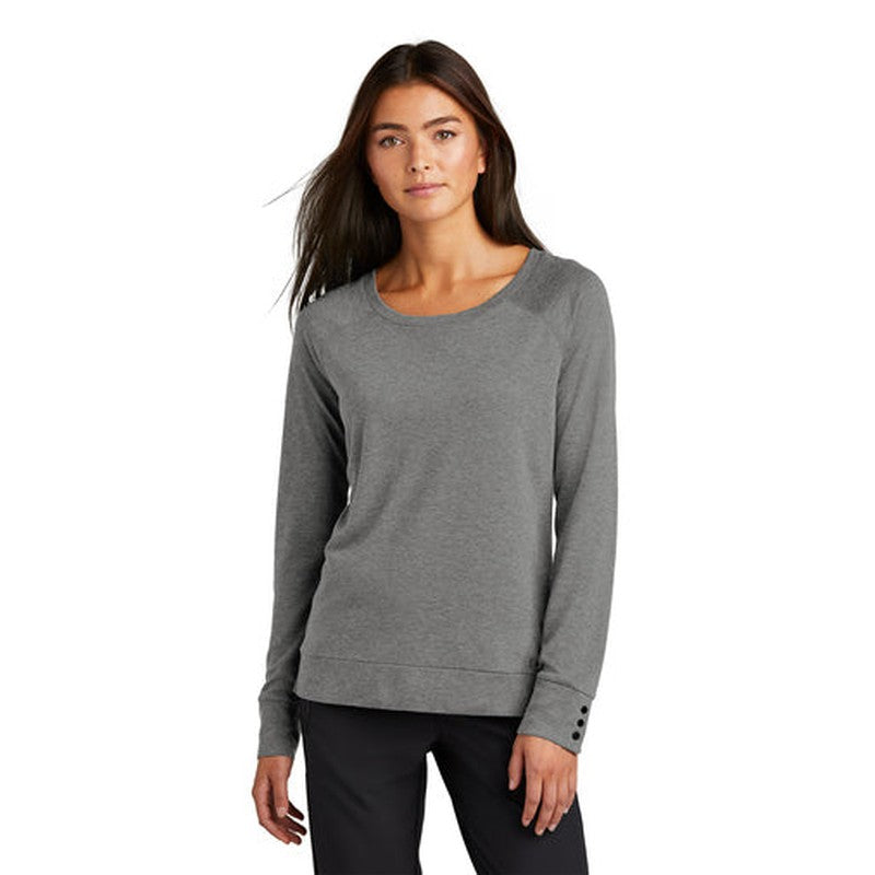 NEW JWMI - OGIO® Ladies Command Long Sleeve Scoop Neck - Gear Grey