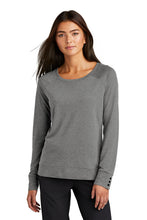 NEW JWMI - OGIO® Ladies Command Long Sleeve Scoop Neck - Gear Grey