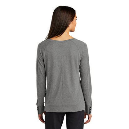 NEW JWMI - OGIO® Ladies Command Long Sleeve Scoop Neck - Gear Grey