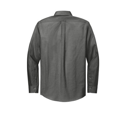 NEW JWMI - Brooks Brothers® Wrinkle-Free Stretch Pinpoint Shirt - Deep Black