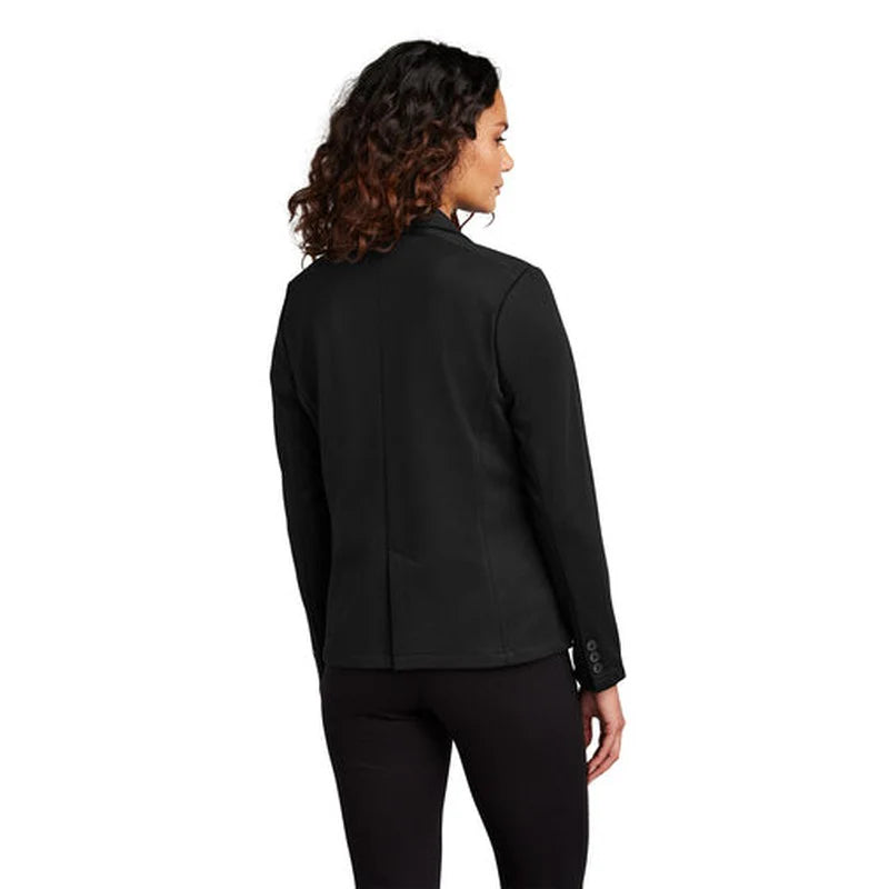 NEW JWMI - Mercer+Mettle® Women’s Relaxed Knit Blazer - Deep Black