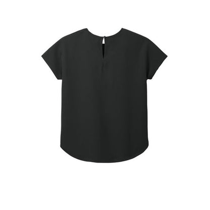 NEW JWMI - Mercer+Mettle® Women's Stretch Crepe Crew - Deep Black