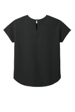 NEW JWMI - Mercer+Mettle® Women's Stretch Crepe Crew - Deep Black