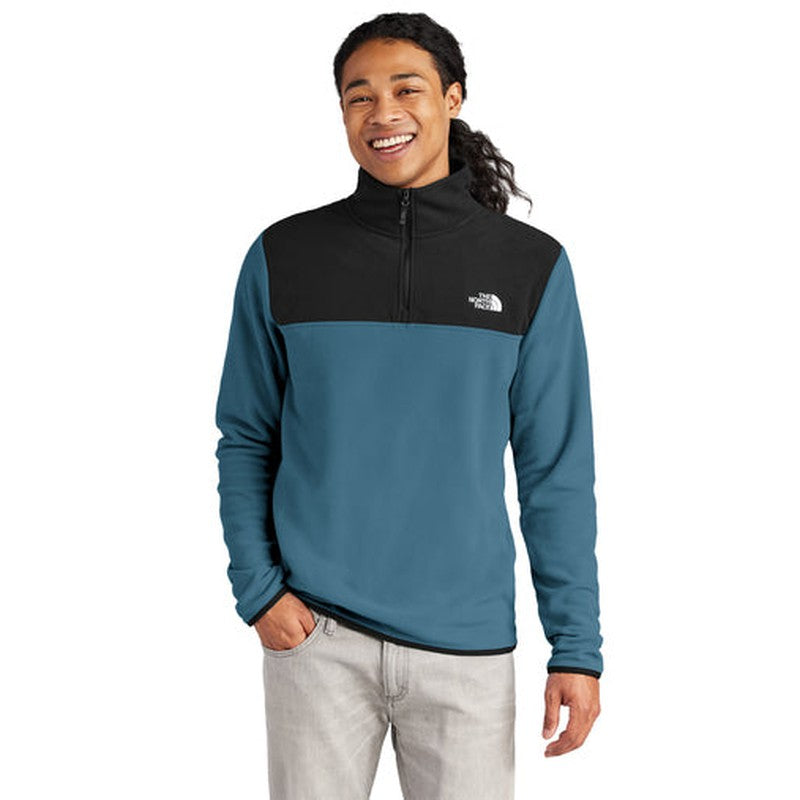 STRAYER HONORS - The North Face® Glacier 1/4-Zip Fleece - Shady Blue/TNF Black