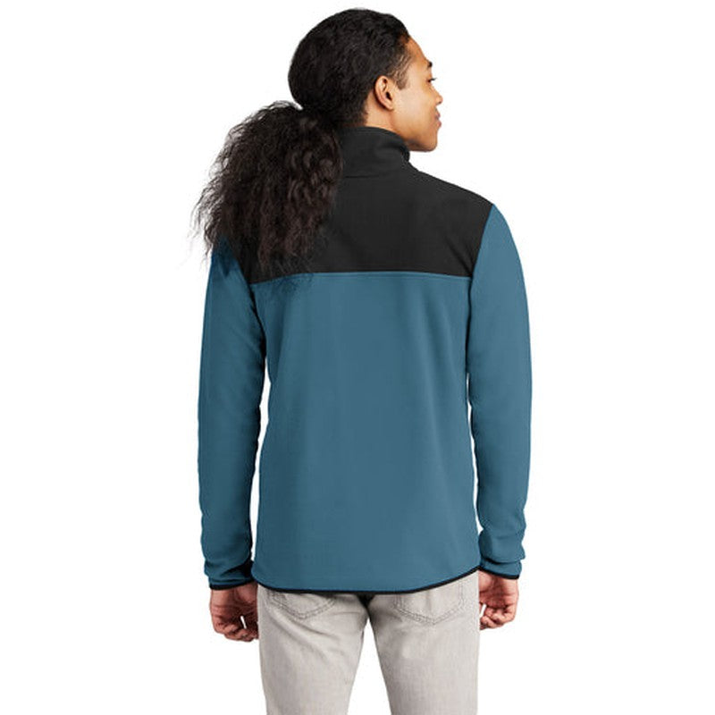 STRAYER HONORS - The North Face® Glacier 1/4-Zip Fleece - Shady Blue/TNF Black