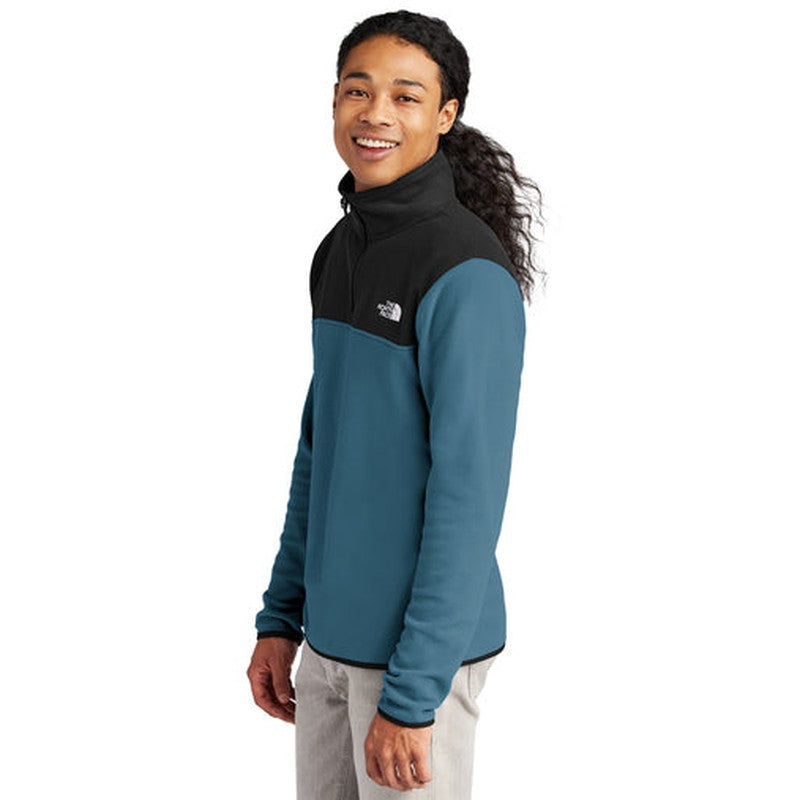 STRAYER HONORS - The North Face® Glacier 1/4-Zip Fleece - Shady Blue/TNF Black