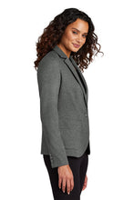 NEW JWMI - Mercer+Mettle® Women’s Relaxed Knit Blazer - Storm Grey Heather