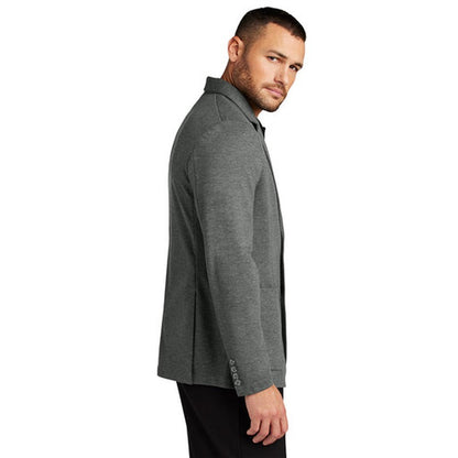 NEW JWMI - Mercer+Mettle® Relaxed Knit Blazer - Storm Grey Heather