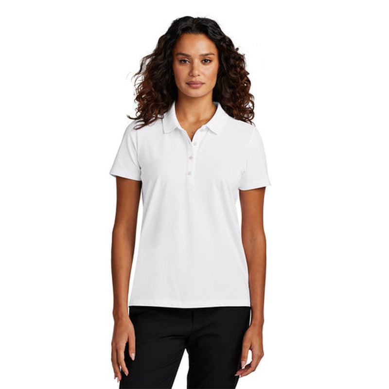 NEW JWMI - Mercer+Mettle® Women’s Stretch Pique Polo - White