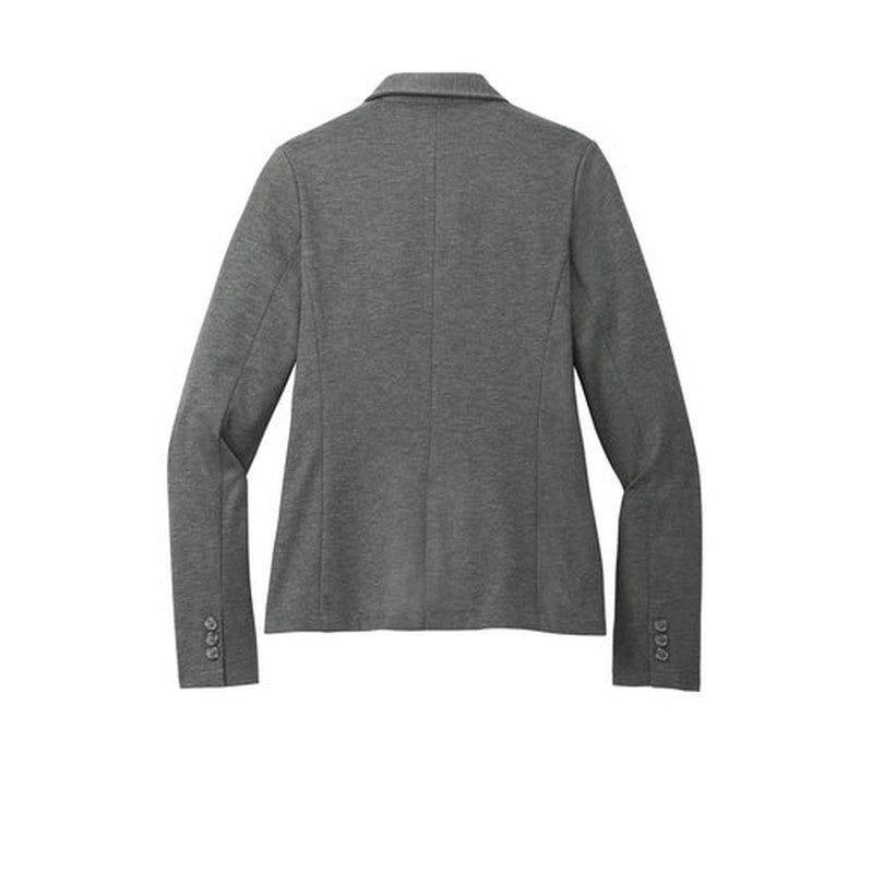 NEW JWMI - Mercer+Mettle® Women’s Relaxed Knit Blazer - Storm Grey Heather