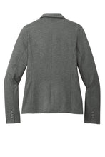 NEW JWMI - Mercer+Mettle® Women’s Relaxed Knit Blazer - Storm Grey Heather