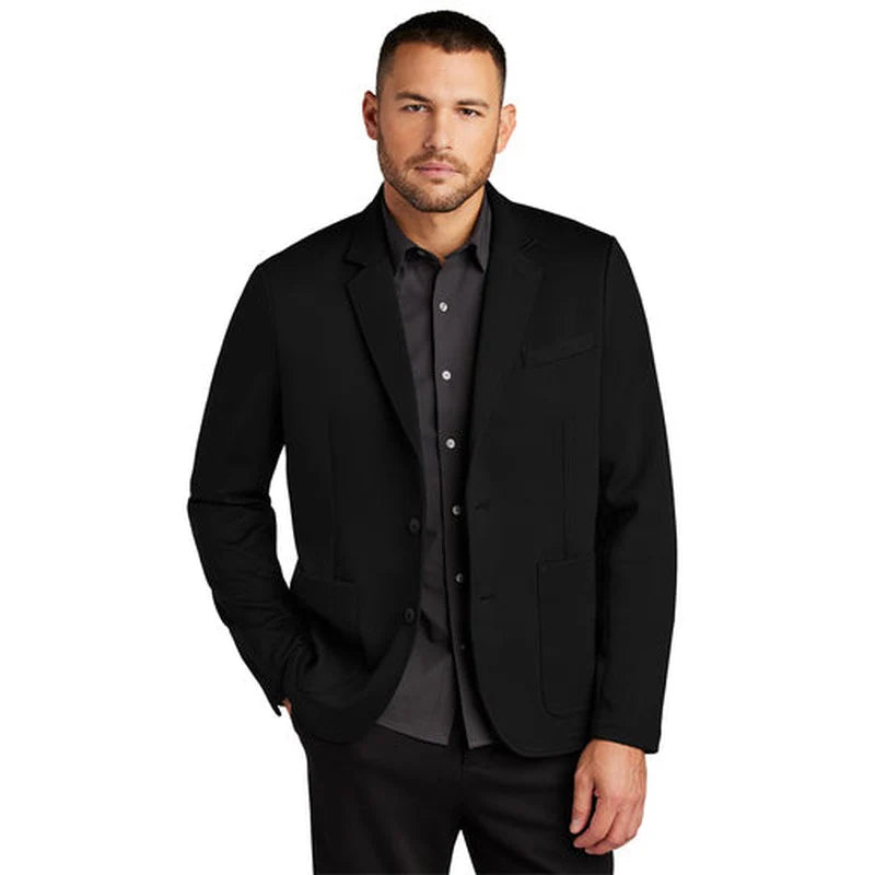 JWMI - Mercer+Mettle® Relaxed Knit Blazer - Deep Black