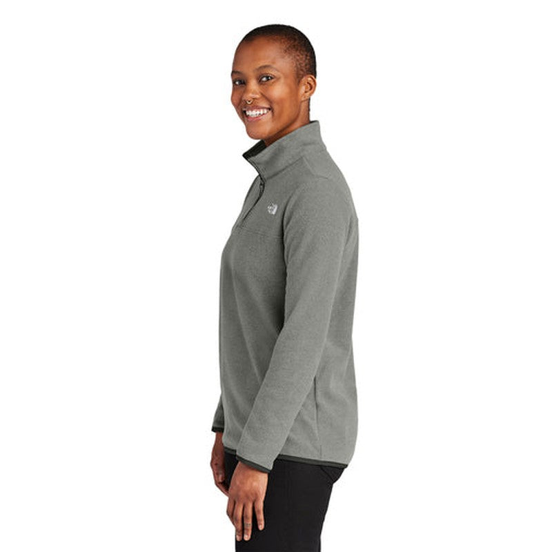STRAYER HONORS - The North Face® Ladies Glacier 1/4-Zip Fleece - TNF Medium Grey Heather