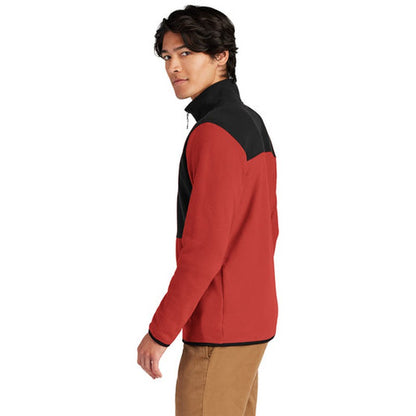 NEW JWMI - The North Face® Glacier Full-Zip Fleece Jacket - Rage Red/TNF Black