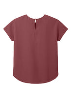 NEW JWMI - Mercer+Mettle® Women's Stretch Crepe Crew - Rosewood