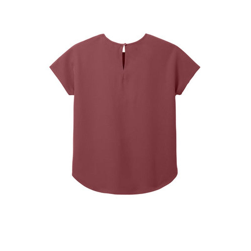 STRAYER ALUMNI ASSOCIATION Mercer+Mettle® Women's Stretch Crepe Crew - Rosewood