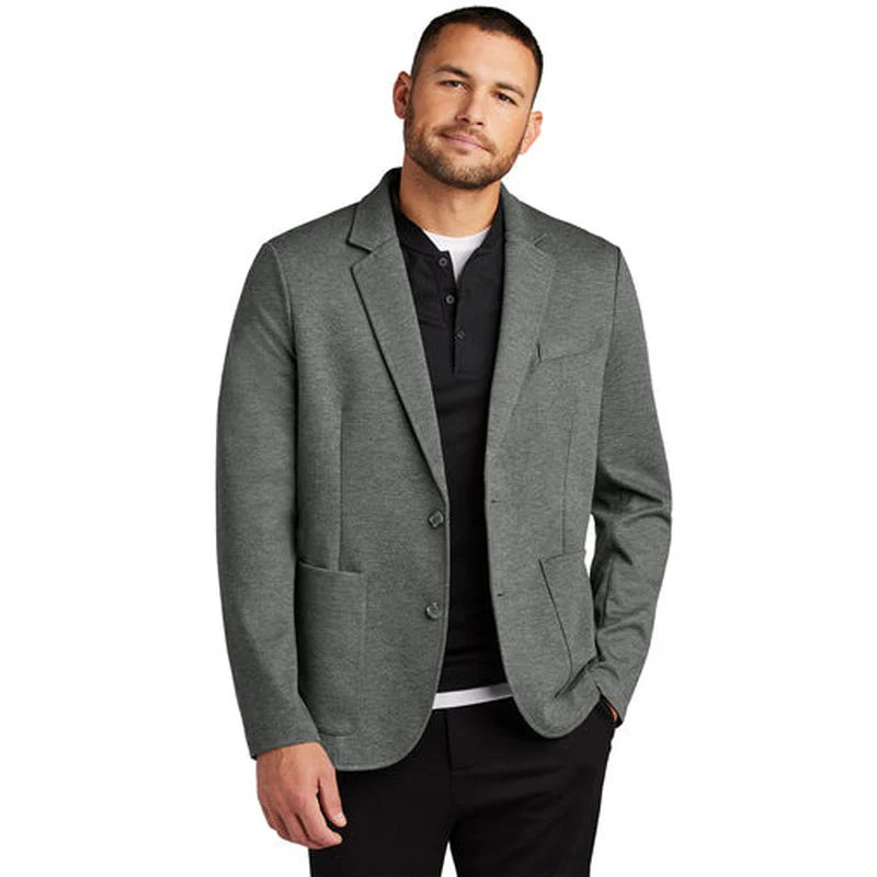 JWMI - Mercer+Mettle® Relaxed Knit Blazer - Storm Grey Heather