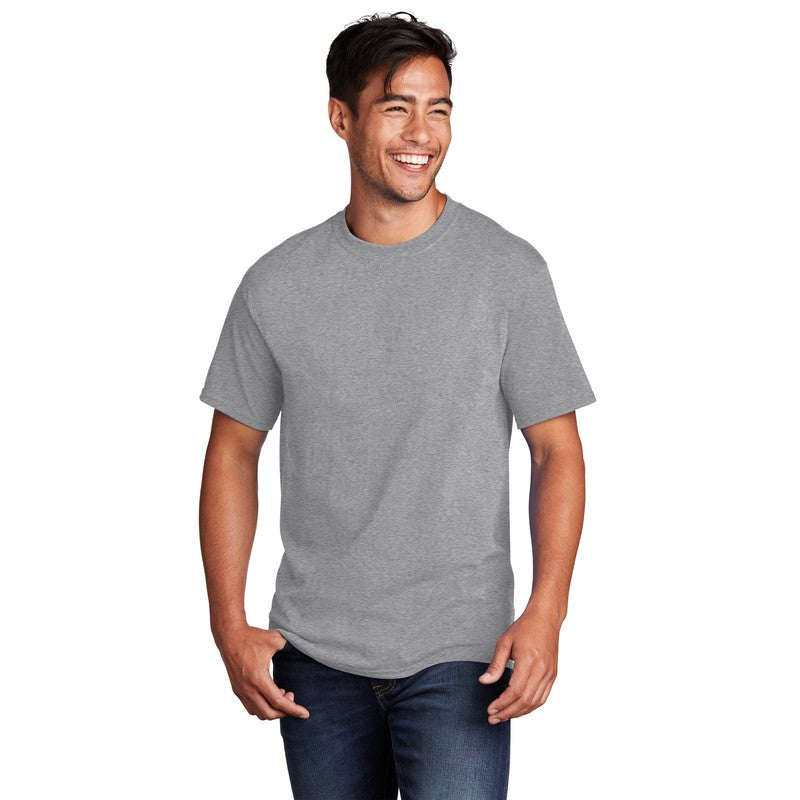STRAYER Port & Company® - Core Cotton Tee- Athletic Heather