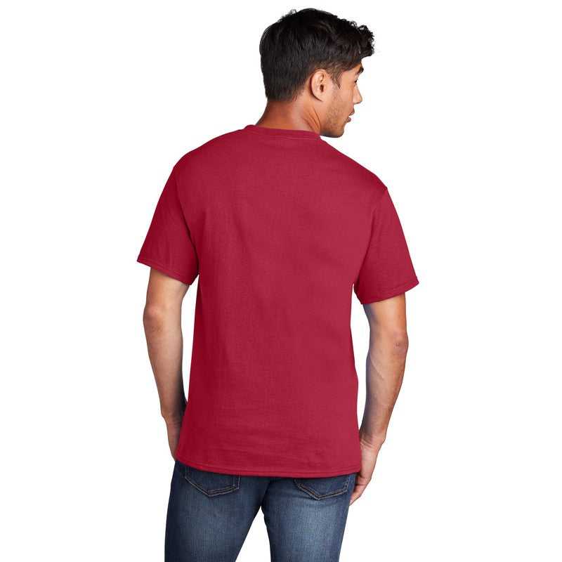 STRAYER Port & Company® - Core Cotton Tee- RED