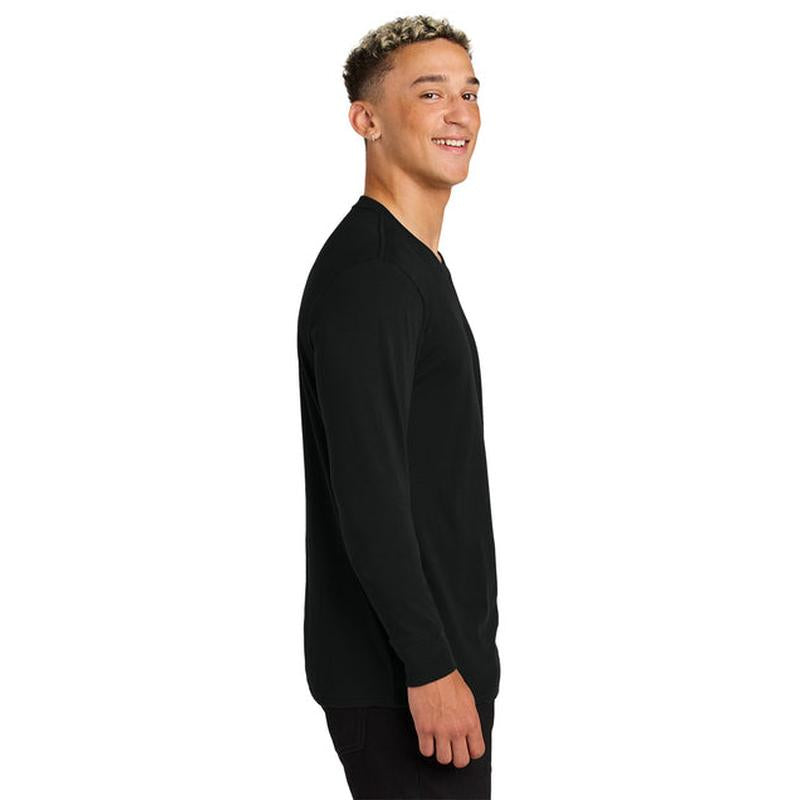 NEW STRAYER Allmade® Unisex Long Sleeve Organic Cotton Tee - Deep Black
