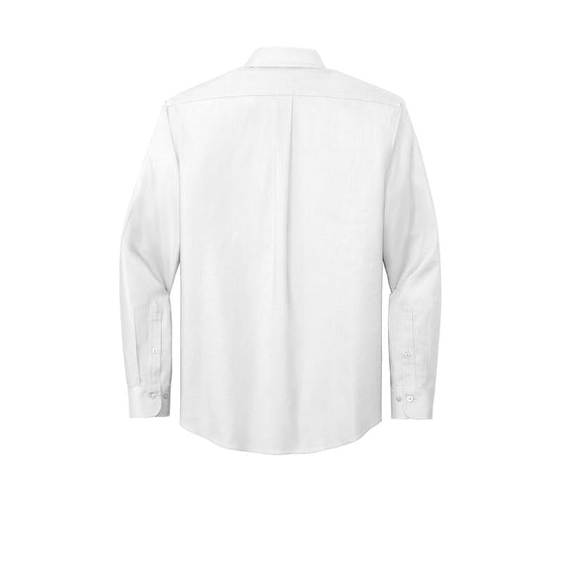 NEW STRAYER Brooks Brothers® Tall Wrinkle-Free Stretch Nailhead Shirt - White
