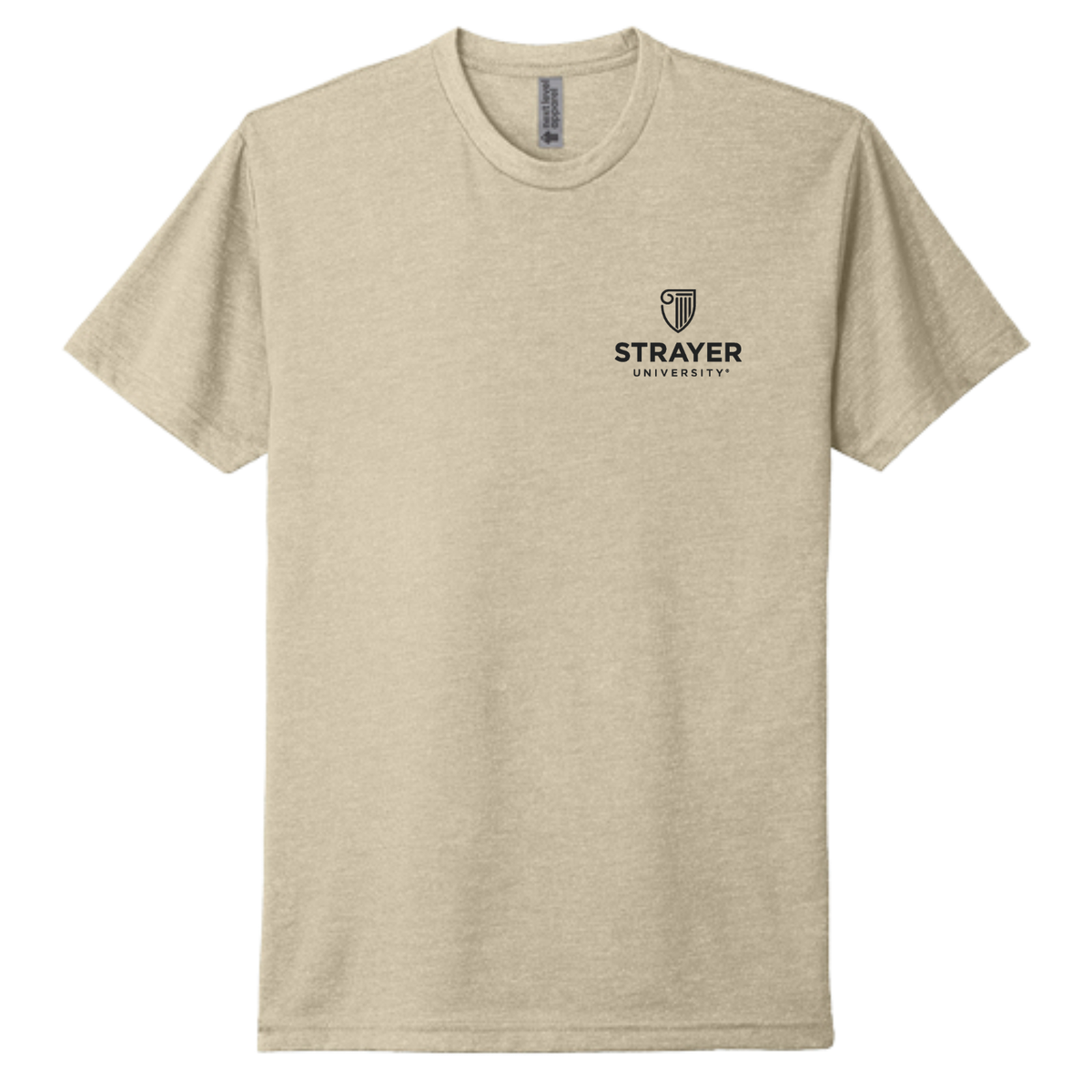 STRAYER Next Level Apparel™ Unisex CVC Tee - Cream