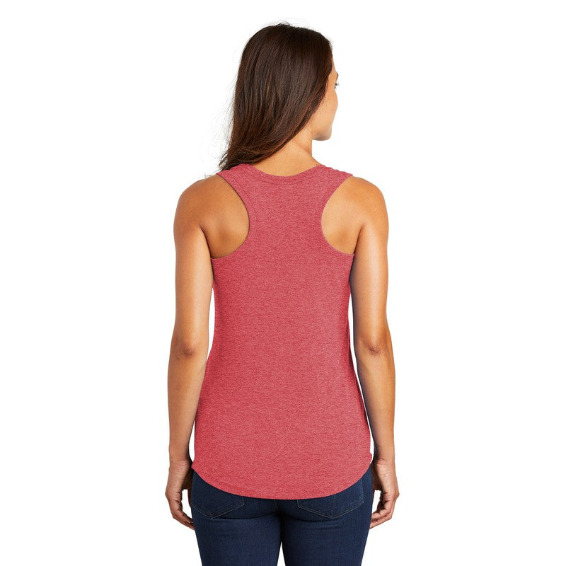 STRAYER District ® Women’s Perfect Tri ® Racerback Tank-Red Frost
