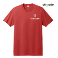 STRAYER Allmade® Unisex Heavyweight Recycled Cotton Tee - Beet Red
