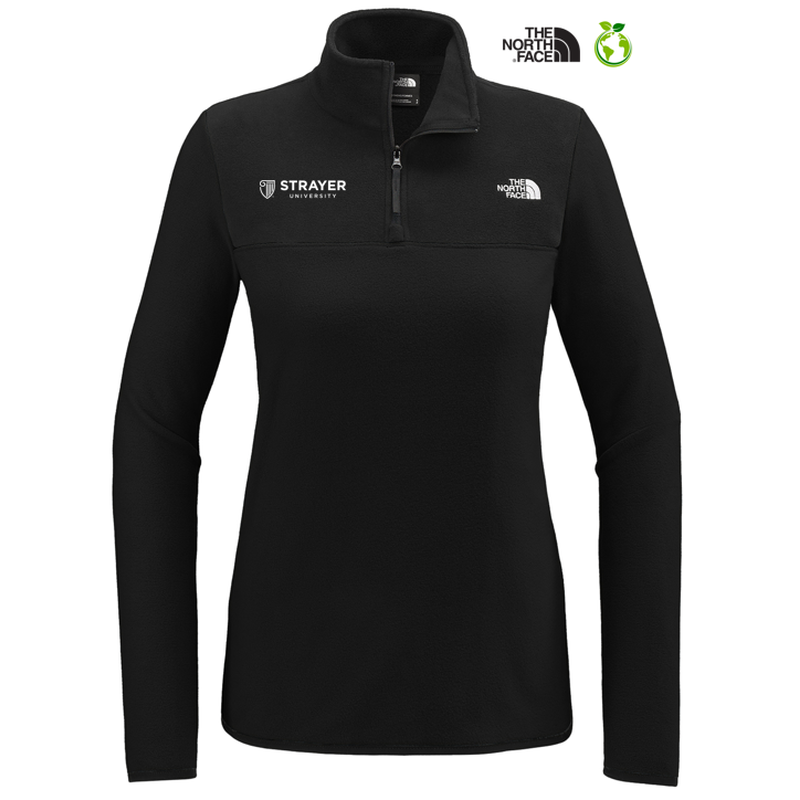 STRAYER The North Face® Ladies Glacier 1/4-Zip Fleece - TNF Black