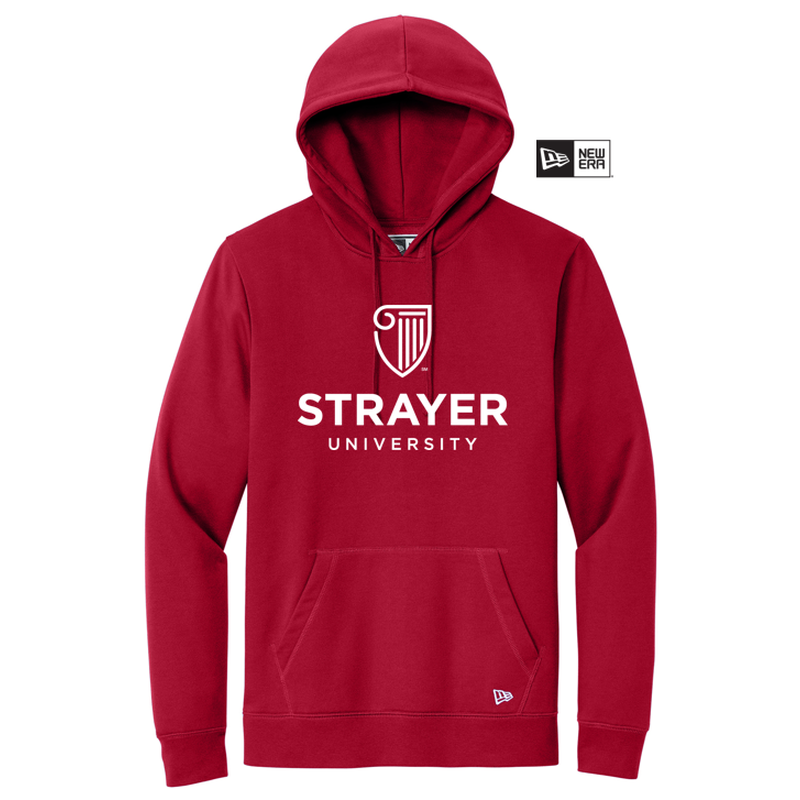 STRAYER New Era ® Comeback Fleece Pullover Hoodie - Crimson