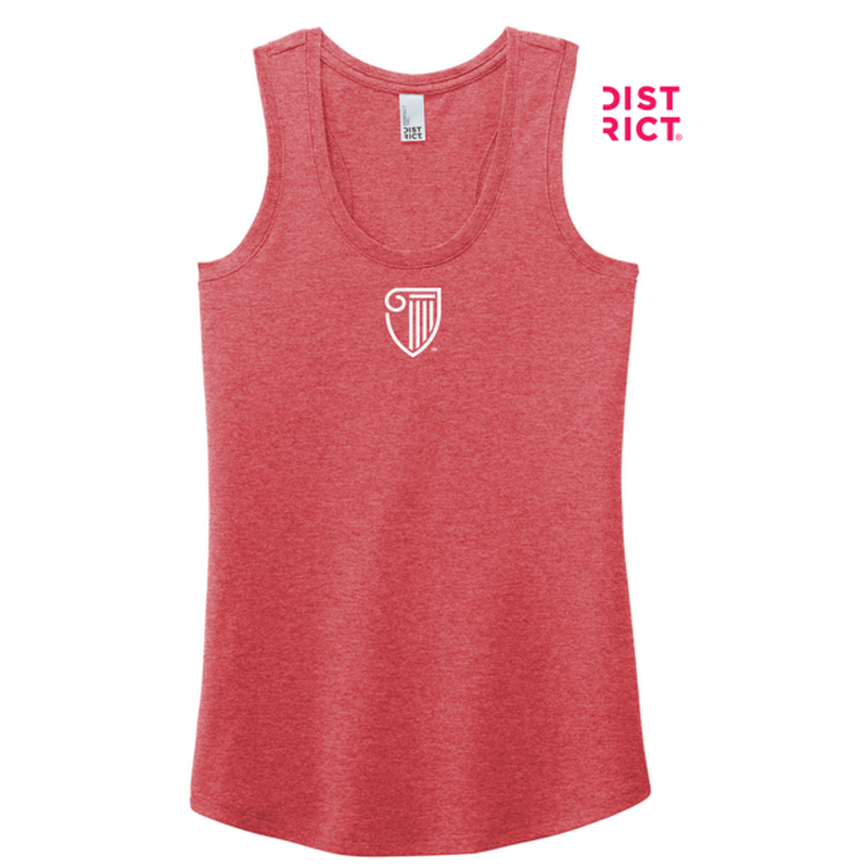 STRAYER District ® Women’s Perfect Tri ® Racerback Tank-Red Frost
