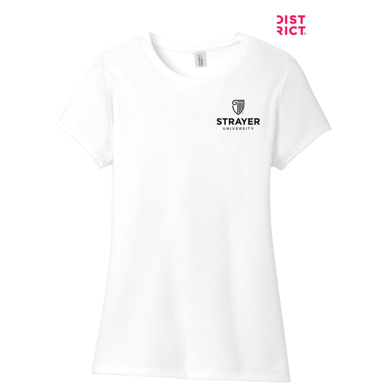 STRAYER District ® Women’s Perfect Tri ® Tee-WHITE